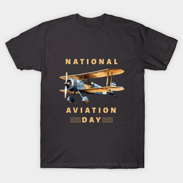 National aviation day T-Shirt by mrsticky